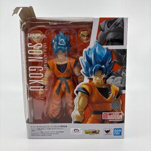 S.H.Figuarts Son Goku Super Saiyan Blue Figure Box Damage